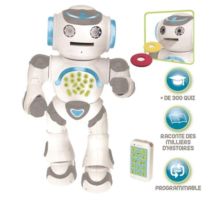 POWERMAN® MAX Mon Robot Ludo-Éducatif Avec Fabrique À Histoires Et Télécommande (Français)