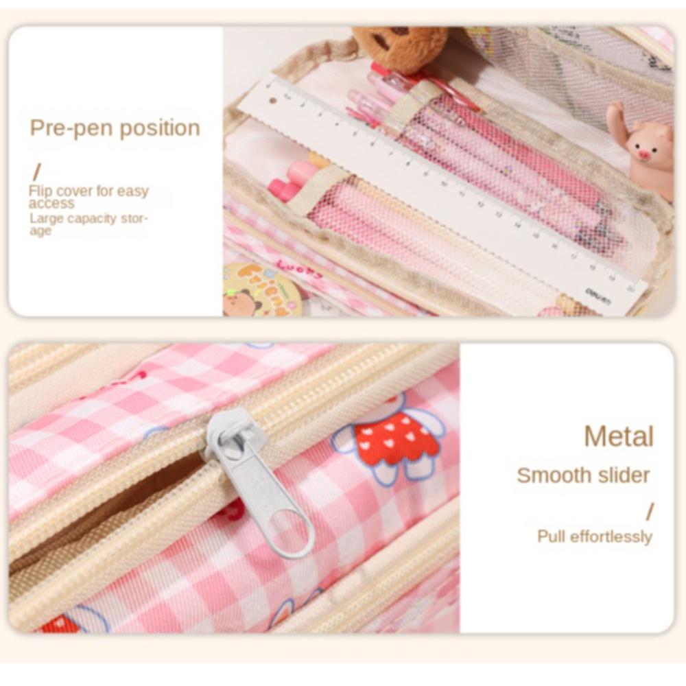 Aesthetic Cute Animal Pencil Bag Good Looking Stationery Storage Bag  Student