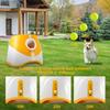 Hundespielzeug Tenniswerfer Automatisch Mit 3 Bällen Haustiere Hunde Jagdspielzeug Interaktives Flipper-Design Wiederaufladbar Tennisball Katapult