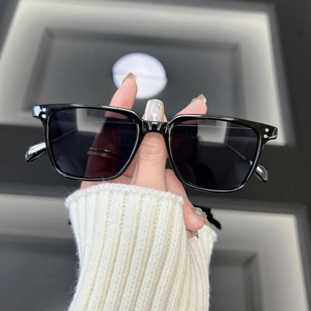 Square Vintage Sunglasses Men Women Brand Designer Retro Driving Sun Glasses Fashion Outdoor Mirror  Masculino