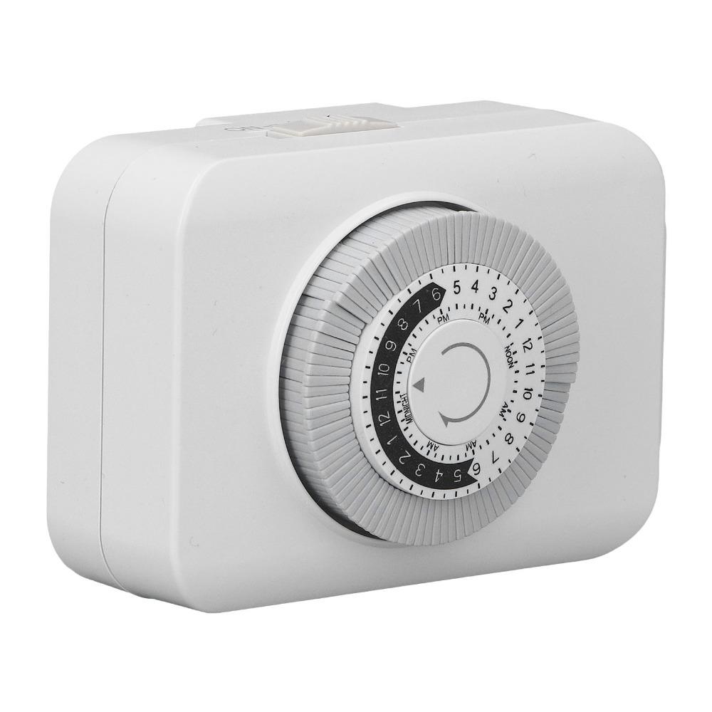 125V Timer Socket US Standard Time Control Plug Energy Saving Mechanical Timer  Kitchen Use