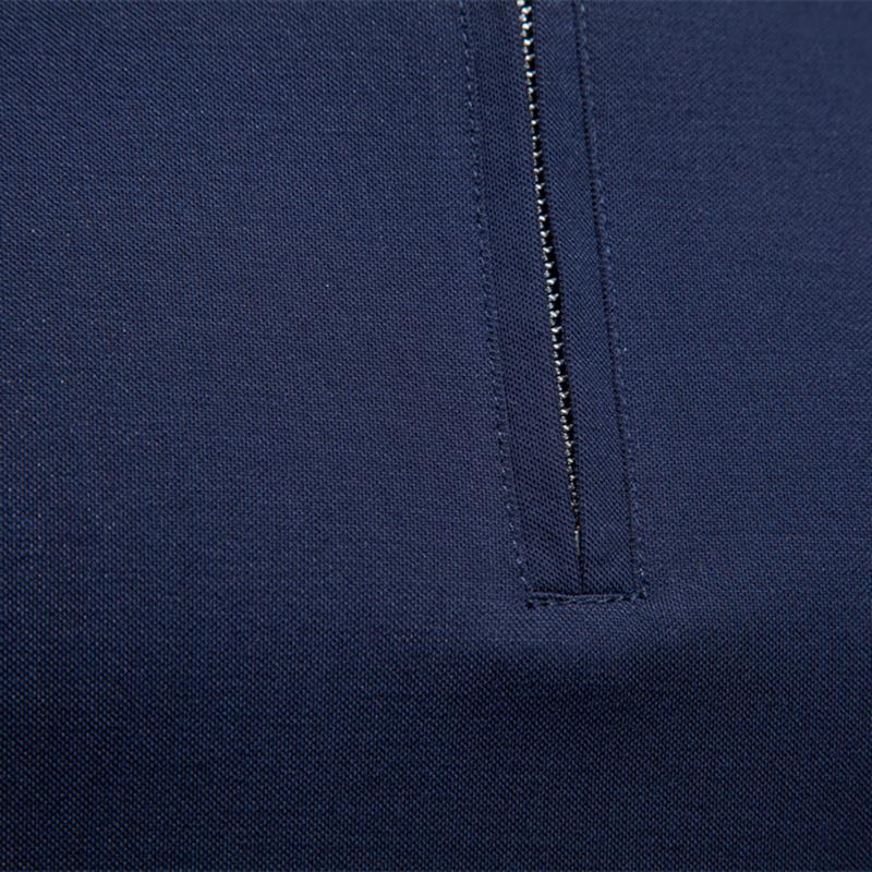 Reebok Nová výšivka Rolák na zip POLO tričko na jaro a léto 2026, Business Casual Pánské Tencelové krátkorukávové POLO tričko pro muže
