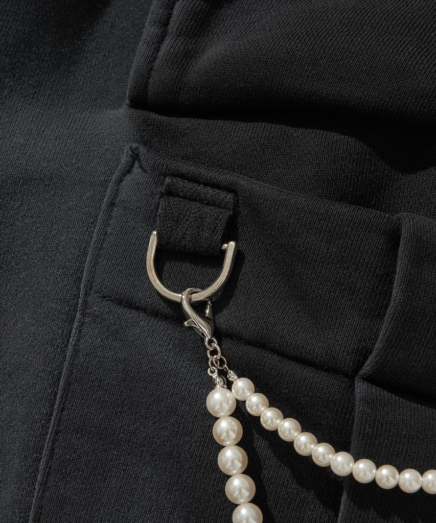 LIBERE Washed Sweat Cargo Pants / Black
