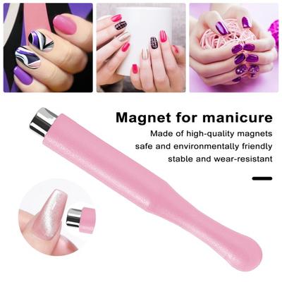 Magnet pro kočičí oko Kompaktní přenosný magnet na manikúru s profesionálním designem pro ohromující efekty na nehty