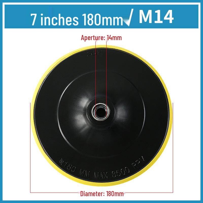 Self-Adhesive Polishing and Backing Pads for Angle Grinder: Wet, Dry, and Stone Options with Connector and Rubber Soft Backing Pad