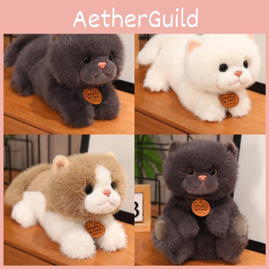 Cat Lazy Soft Animal Plush Pillow Dolls Ornament For Home Decor Collectors And