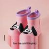 Cartoon Puppy Kids' Rain Boots, Non-Slip Waterproof EVA, Ages 3-6