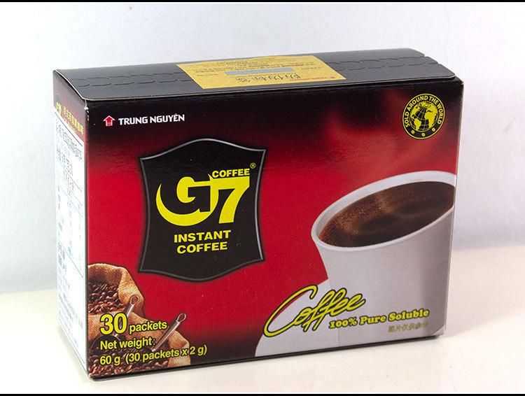 Вьетнам G7 Trung Nguyen Чистый черный молотый кофе - Без добавления сахара