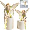 Flower Fairy Figurine Angel Flower Fairy Ornaments Decorative Flower Fairy Adornment Flower Girl Decoration for Home Office