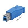 USB B3.0 Male To Type C Female Converters for Fast Data Transmission Charging for Printer and External Hard Disks