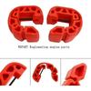 2Pcs Watercraft Buffer Snap-In Fender Bumper 295100418 Red For Sea-Doo Spark Gtr Gtx