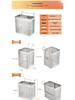 Stainless Steel Hanging Chopstick Holder & Kitchen Storage Rack