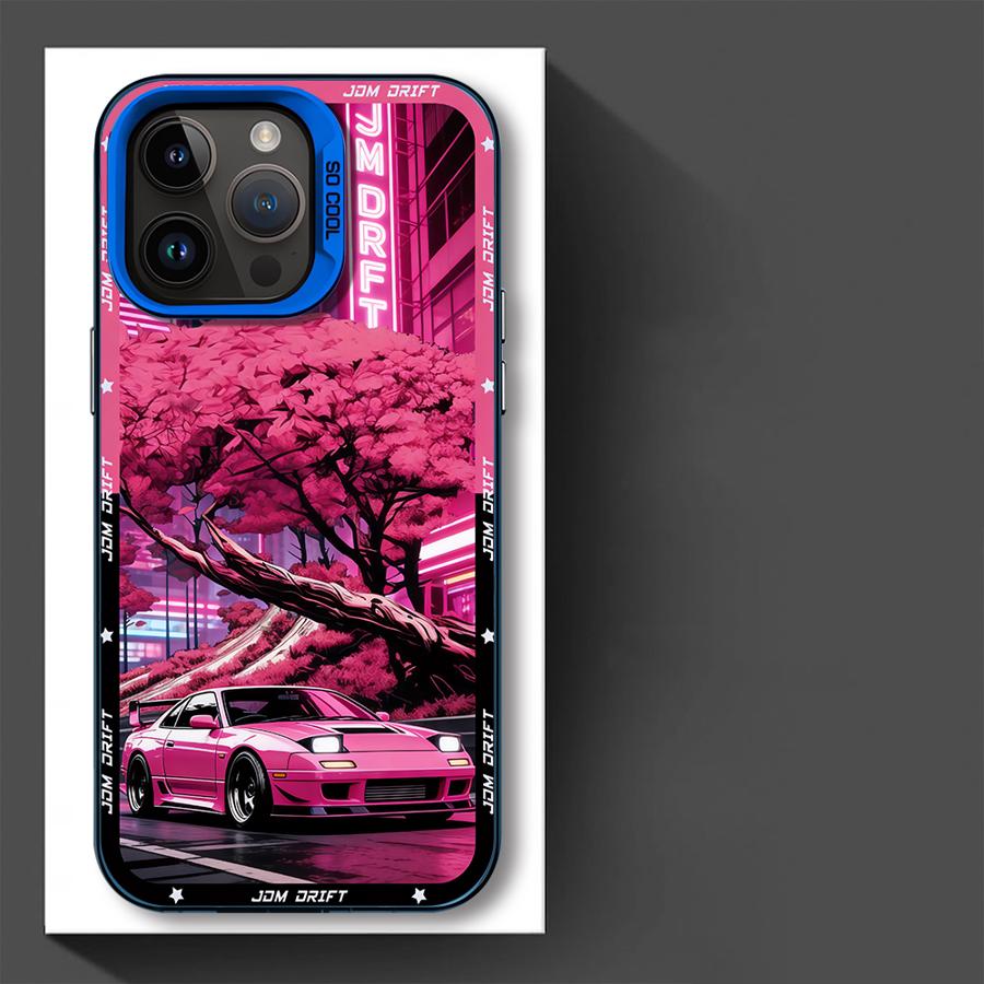 JDM Sportwagen Handyhülle Case für iPhone 17 Pro Max 16 12 Pro 13 Air 14 Plus 15 11
