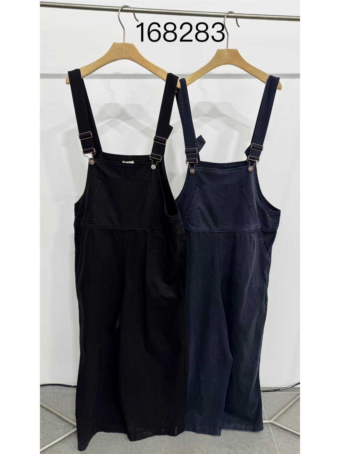 

168283 Комбинезон в корейском стиле больших размеров, повседневный, свободного кроя One Size синий