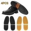 4 Stück/Set Rutschfeste Abriebfeste Sohle Für Schuh Verdickte Gummi-Schuhsohlen Reparatur DIY Ersatz Außensohlen Leder Business Schuhe