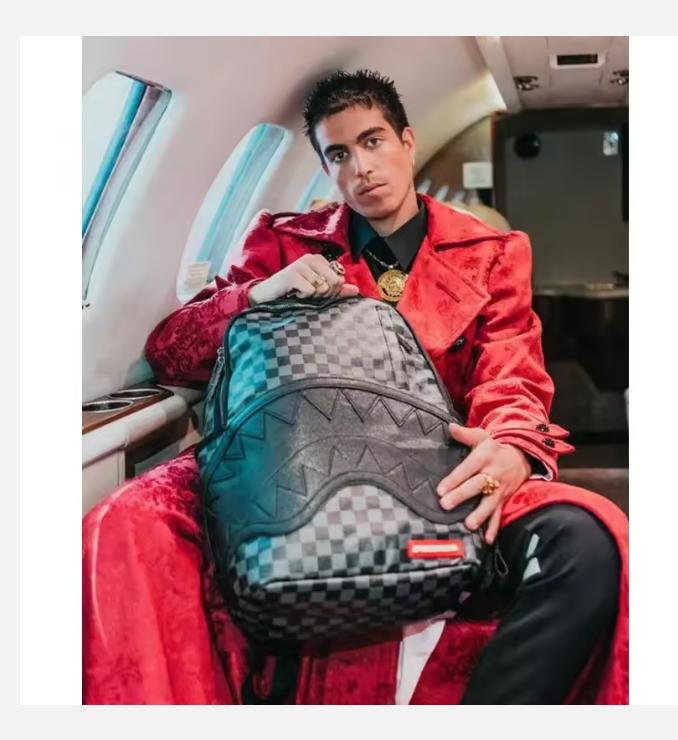 Black Shark Backpack Durable Waterproof Large Capacity Multi Compartment Spacious Travel Hiking School Backpack for Men Women