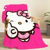 Kawaii H-Hello K-Kitty Blanket Soft Throw Blanket for Home Bedroom Bed Sofa Picnic Travel Office Rest Cover Blanket Gift