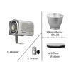 NiceFoto AR-600C Portable RGB Video Light 50W Photography LED Fill Light 2700K-6500K COB Studio