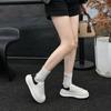 Classic Big White Shoes Women's Autumn New Soft-soled Platform Sports and Leisure Board Shoes