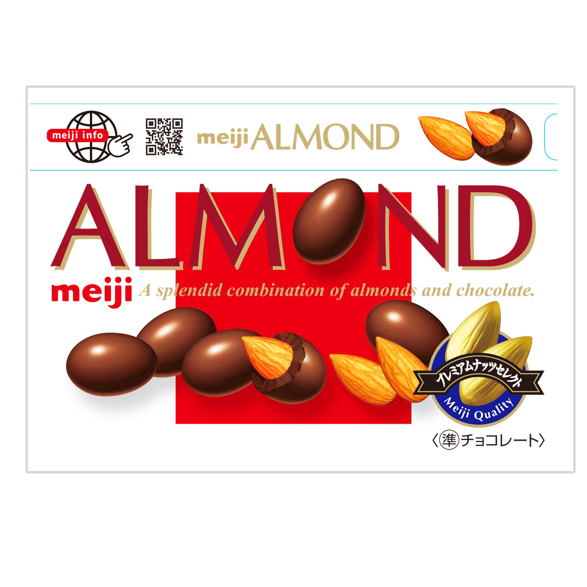 

Meiji Almond Chocolate 79g x 10 pieces