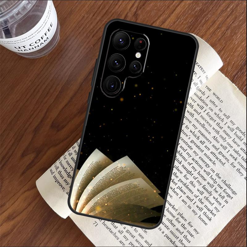 Book Lover Phone Case For Samsung Galaxy S25 S24 S23 S22 S21 Ultra S9 S10 Plus S20 FE Funda Cover Shell