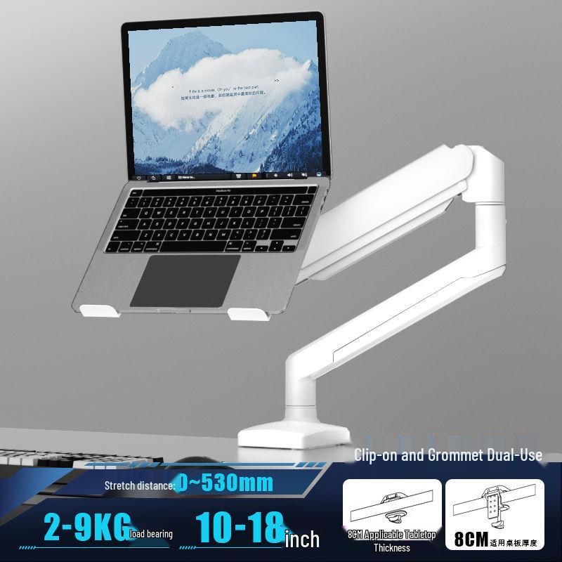 Dual Screen Cantilever Laptop & Monitor Stand