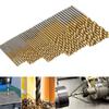 Suitable for 100 Piece Set of Metal Wood Aluminum Drilling Tools, Titanium Coated High-speed Steel Mini Pullover 1/1.5/2/2.5/3mm