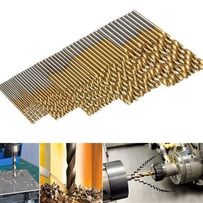 Suitable for 100 Piece Set of Metal Wood Aluminum Drilling Tools, Titanium Coated High-speed Steel Mini Pullover 1/1.5/2/2.5/3mm