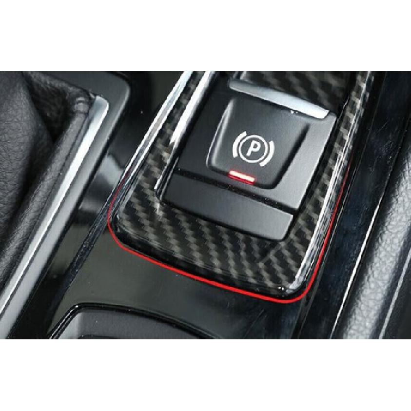 Carbon Fiber Switch Cover Electronic For BMW 2 Series Touring 2015-19 Handbrake
