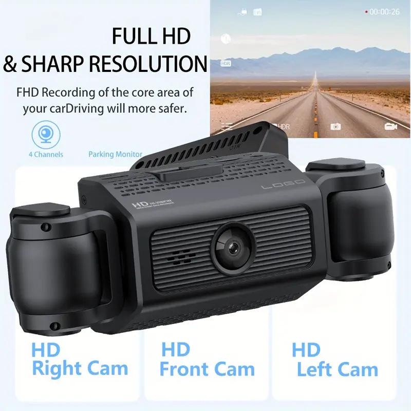 1080P Four-Lens Night Vision Dash Cam