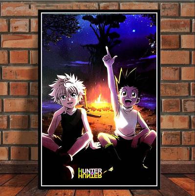 Hot Hunter X Hunter Anime Killua Zoldyck GON FREECSS Painting Art Poster Print Canvas Home Decor Picture Wall Print