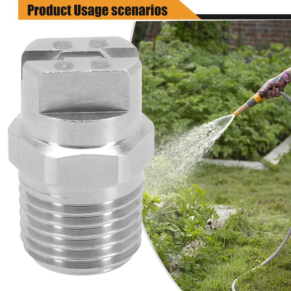 Stainless Steel 14inch Spray Fan Nozzle for High Pressure Washers with 65 Degree Angle for Efficient Sprinkling