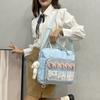 New Y2K Sweet Ita Tote Roomy Sling Bag Messenger Bag Lolita Girls Transparent Shoulder Carry Bag DIY Display Casual Handbag