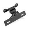 License Plate Holder Suzuki Hayabusa GSX1300R 2008-2020 Motorcycle Tail Frame Bracket License Plate Holder License Plate Holder (Color: Black)