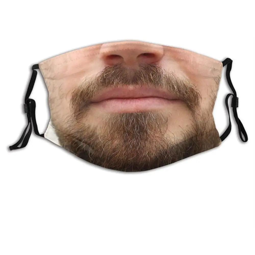 3D Three-dimensional Mask Personality Creative Social Funny Imitation Facial Expression Dance Cotton Printed Mask