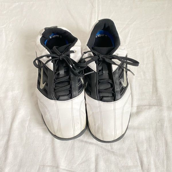 Nike /Golf Shoes/TW/26.0/White/Black/312367-101(USED)