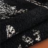 Non-Slip Couch Slipcover Protector Universal Irregularity Sofa Cushion European Style Retro  Black White Flowers Sofa Cover