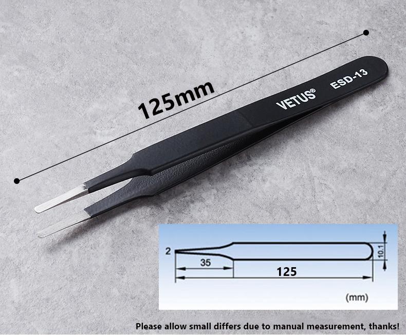 1Pcs Good Quality Stainless Steel Multi Kind Tweezers Anti-static for Beads Diamond etc Jewelry Accessories Tools