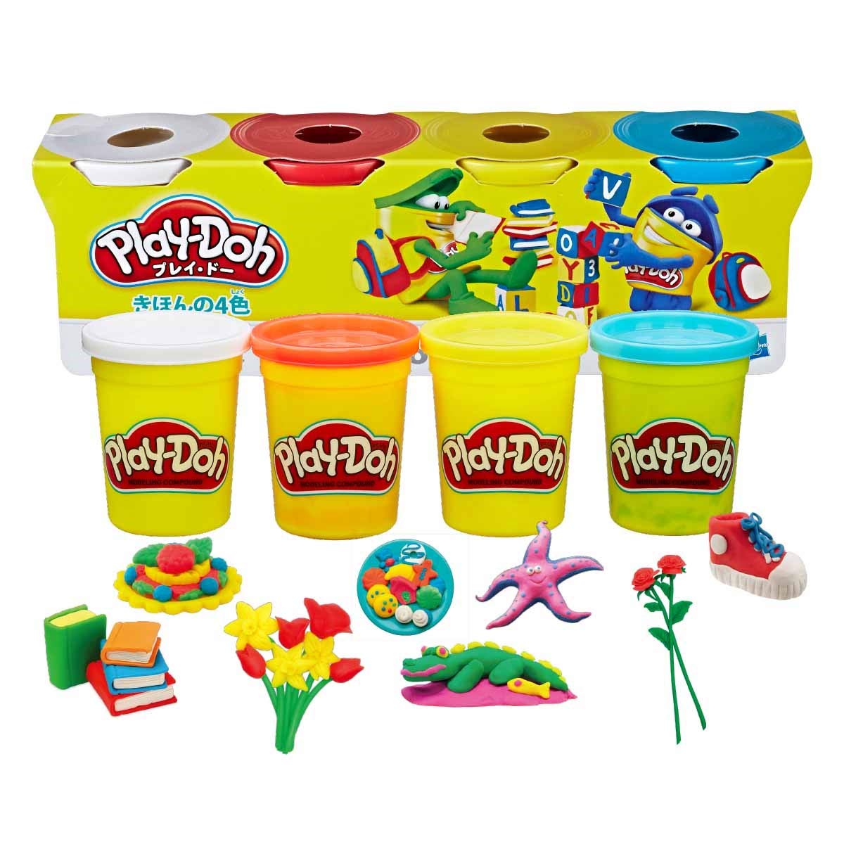 

Hasbro Basic 4 Colors Komuginendo B6508 Genuine Product Play-Doh