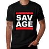 SAVAGE TShirt Breathable Workout Short Sleeve Top
