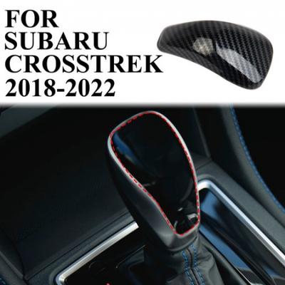 Carbon Fiber Style Gear Shift Knob Head Cover Trim for Subaru Crosstrek Forester