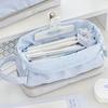 Desktop Organizer Stationery Bag Cosmetic Pouch Pencil Bag Simple   Stationery
