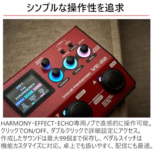 Boss Vocal Effector VE-22 with Carrying Bag CB-VE22 Set