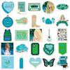 50 Blatt Taylor's Selbstbetiteltes Album Aufkleber - Taylor Mei Mei Promi Merchandise für Handy und Tagebuch