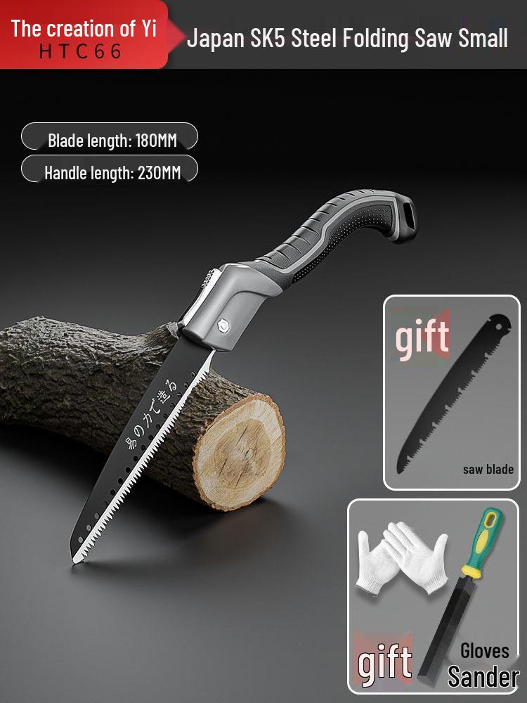 Japanese Folding Hand Saw: Fast Felling Tree Saw for Manual Wood Cutting