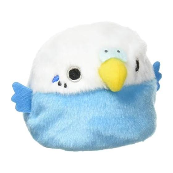 Toridango Budgie Ao Plush Toy Height 7cm