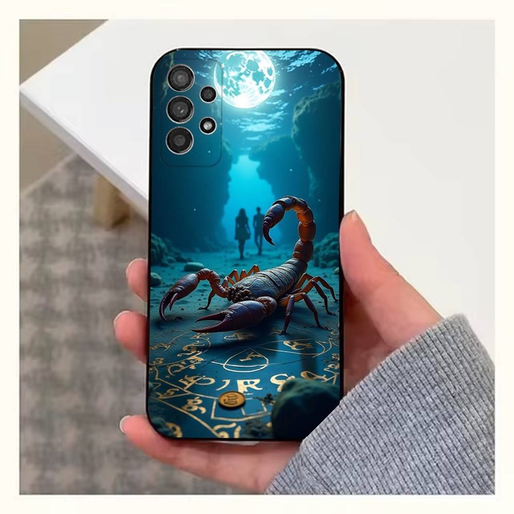 

Scorpion Cool Animal Phone For Samsung S22,Ultra,S25,S24,S23,FE,Plus,S21,S20,Lite,S10,S9,Soft Silicone Black SamsungS20Plus