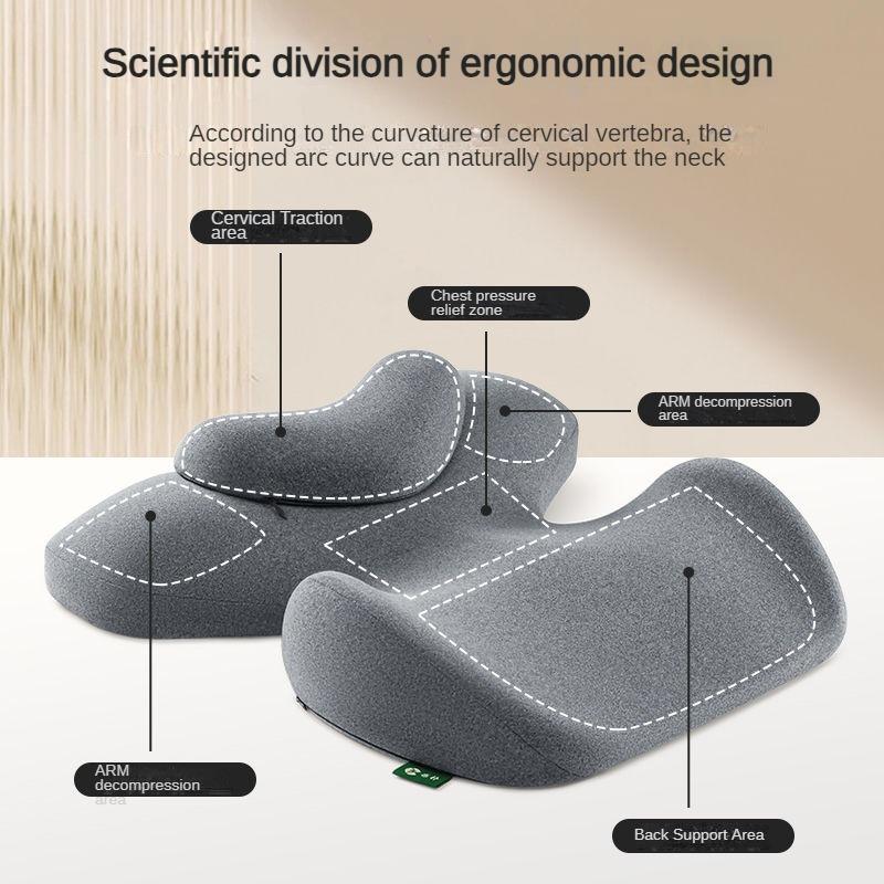 Lie On the Bed Sleeping Pillow Lie On the Bed Pillow Work Lying On the Bed Pillow Play Mobile Phone Reading Pillow