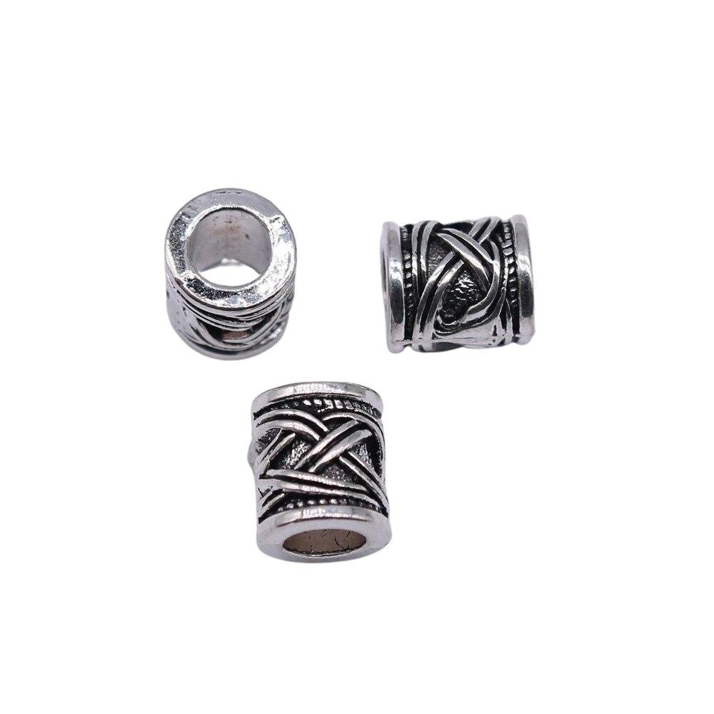 

Бусины с большими отверстиями, свободные бусины-разделители, мужские аксессуары, украшения ручной работы для мужчин A30-20pcs-9x9x8mm