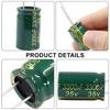 Murtenze 20Pcs 35V 3300UF Capacitor, 16X25mm Aluminum Radial Capacitor High Frequency Electrolytic Capacitors for TV, LCD Monitor